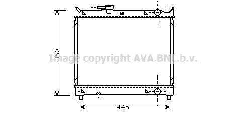 AVA QUALITY COOLING Радиатор, охлаждение двигателя SZ2015